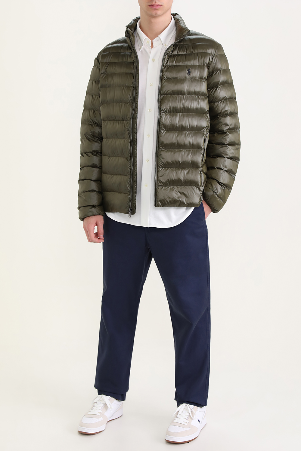 מעיל פוך מרוכסן עמיד במים